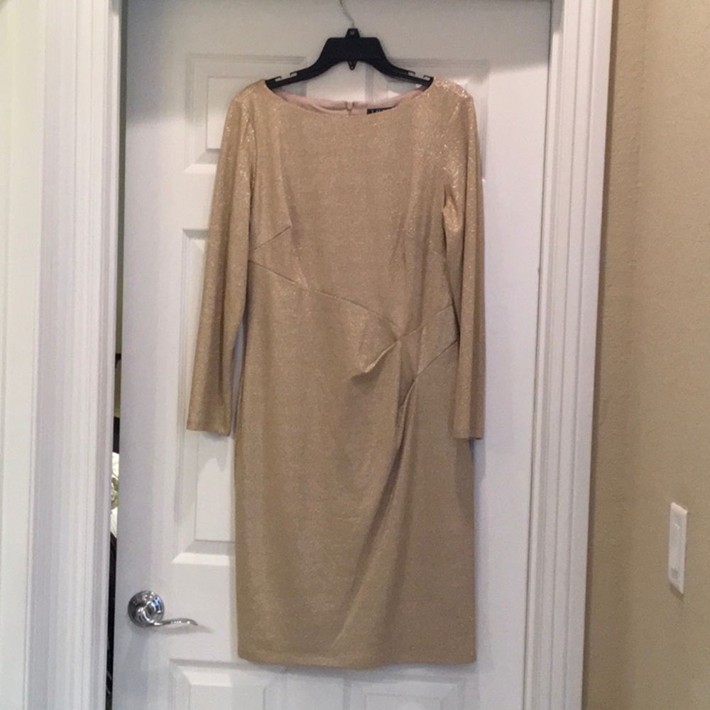 Gold dress